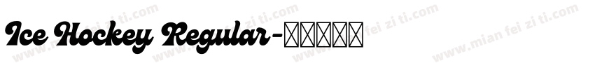 Ice Hockey Regular字体转换